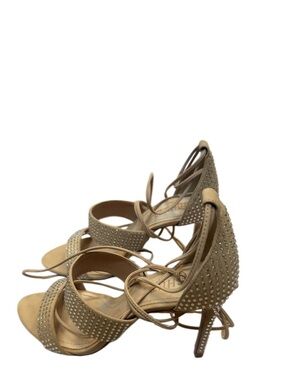 SCHUTZ women’s Sybil Lace Up Leather Sandal
